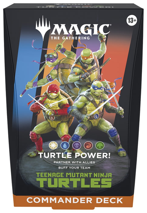 Trading Card Games Magic the Gathering - Teenage Mutant Ninja Turtles - Turtle Power! - Commander Deck - Pre-Order March 6th 2026 - Cardboard Memories Inc.