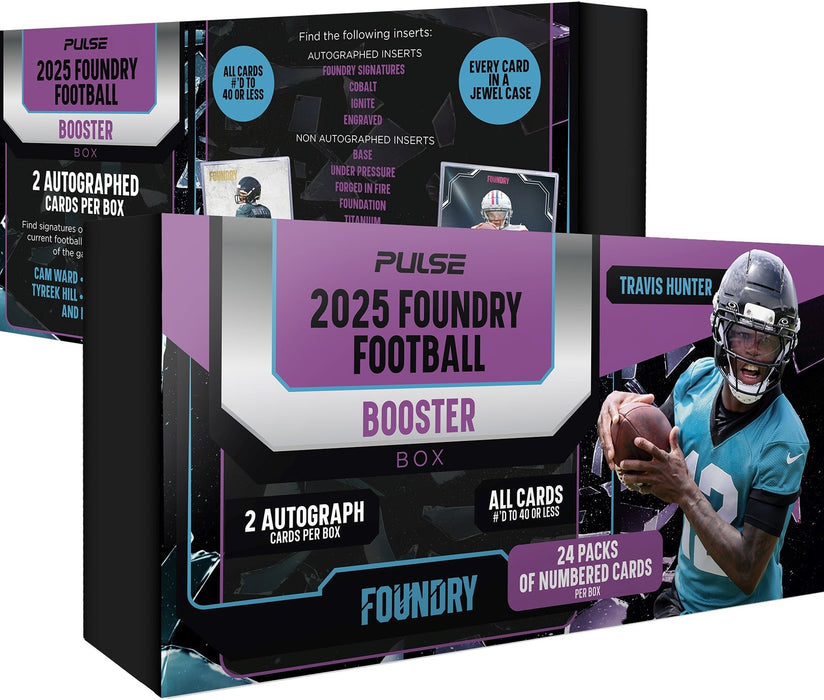 Pulse - 2025 - Football - Foundry - Booster Box Cardboard Memories Inc. Pulse - 2025 - Football - Foundry - Booster Box Cardboard Memories Inc.