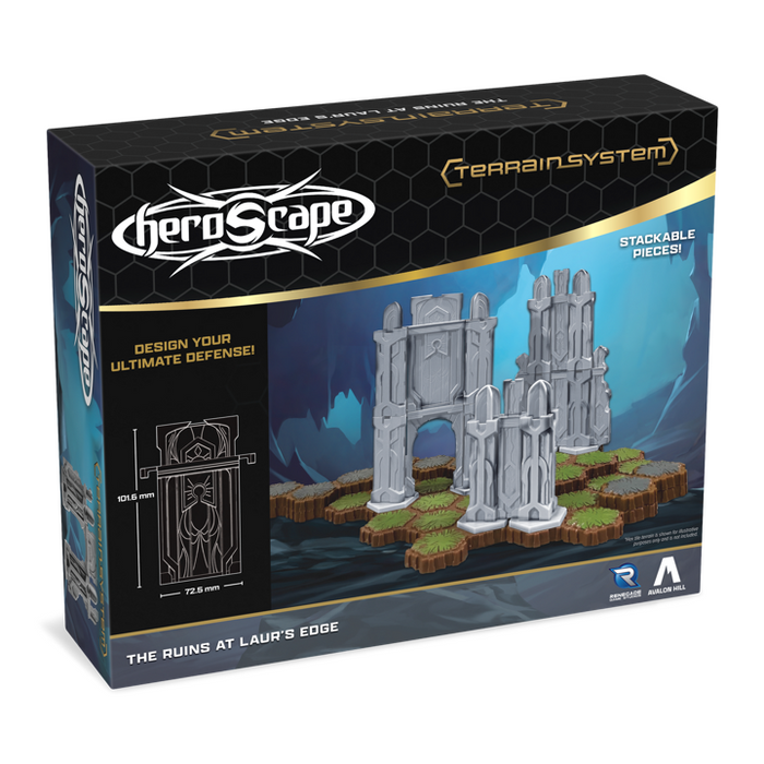 Collectible Miniature Games Renegade Game Studios - Heroscape - The Ruins at Laurs Edge - Terrain Expansion - Cardboard Memories Inc.