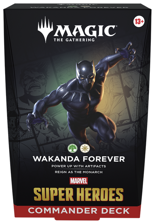 Trading Card Games Magic the Gathering - Marvel Super Heroes - Wakanda Forever - Commander Deck - Pre-Order July 26th 2026 - Cardboard Memories Inc.