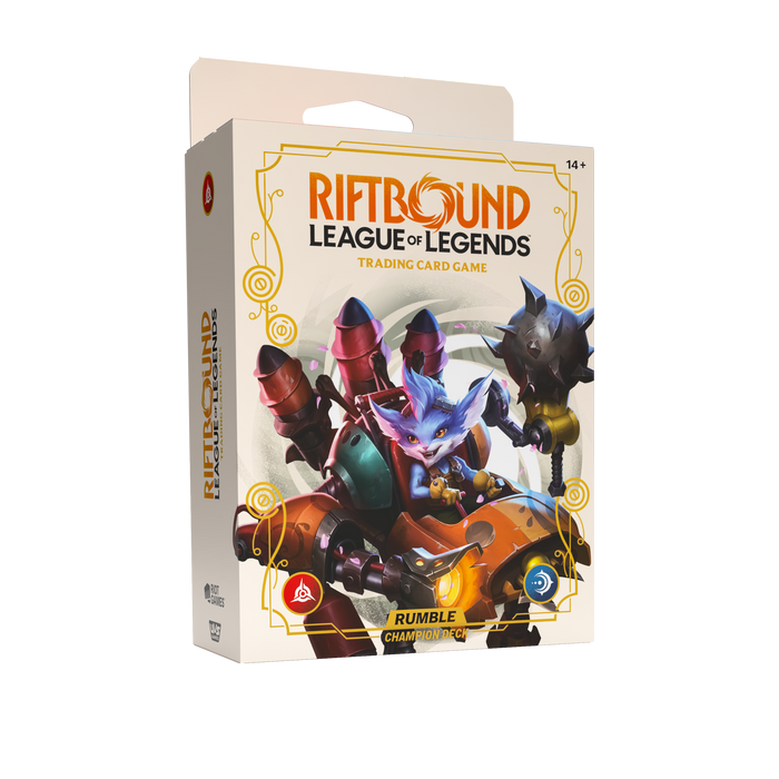 Riftbound - League of Legends Trading Card Game - Spiritforged - Champion Deck - Fury and Mind - Rumble - Pre-Order February 15th 2026 - Cardboard Memories Inc.