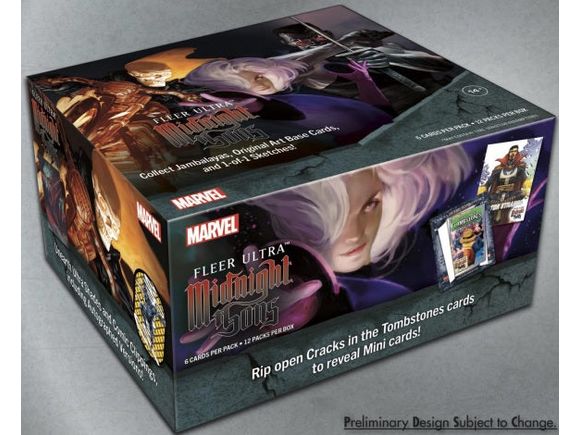 Trading Card Games Upper Deck - Fleer Ultra - Marvel - Midnight Sons - Hobby Box - Cardboard Memories Inc.