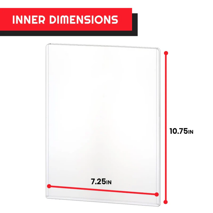 Comic Supplies Evoretro - Silver Comic Topload Holder - 10 Pack - Available April 22nd 2025 - Cardboard Memories Inc.