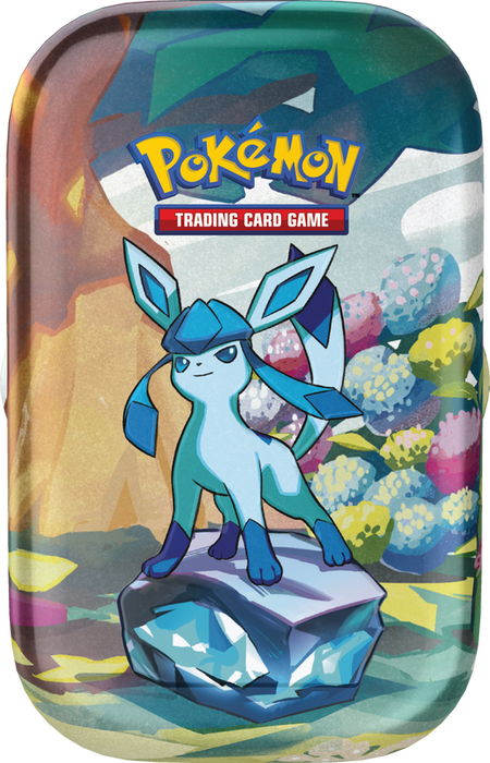 Trading Card Games Pokemon - Scarlet and Violet - Prismatic Evolutions - Mini Tins - Glaceon - IN STORE ONLY LIMIT ONE PER CUSTOMER - Cardboard Memories Inc.