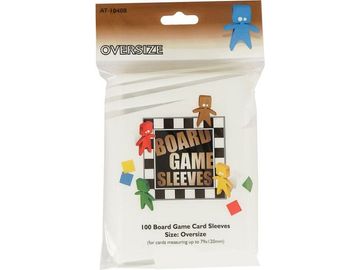 Supplies Arcane Tinmen - Board Game Card Sleeves - Oversized Clear - 79mm x 120mm - Cardboard Memories Inc.