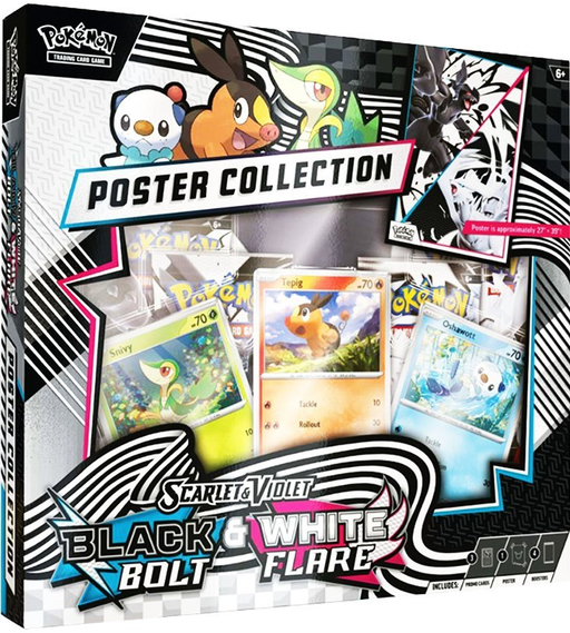 Trading Card Games Pokemon - Scarlet and Violet - Black and White - Unova Poster Collection Box - Cardboard Memories Inc.