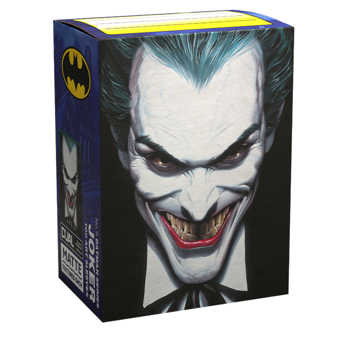 Supplies Arcane Tinmen - Dragon Shield Dual Art Sleeves - Standard Size - Matte - DC Batman 85th Anniversary Edition - Joker - Package of 100 - Cardboard Memories Inc.