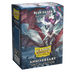 Supplies Arcane Tinmen - Dragon Shield Dual Sleeves - Standard Size - Matte - Anniversary Special Edition - Blue and Silver - Package of 100 - Cardboard Memories Inc.