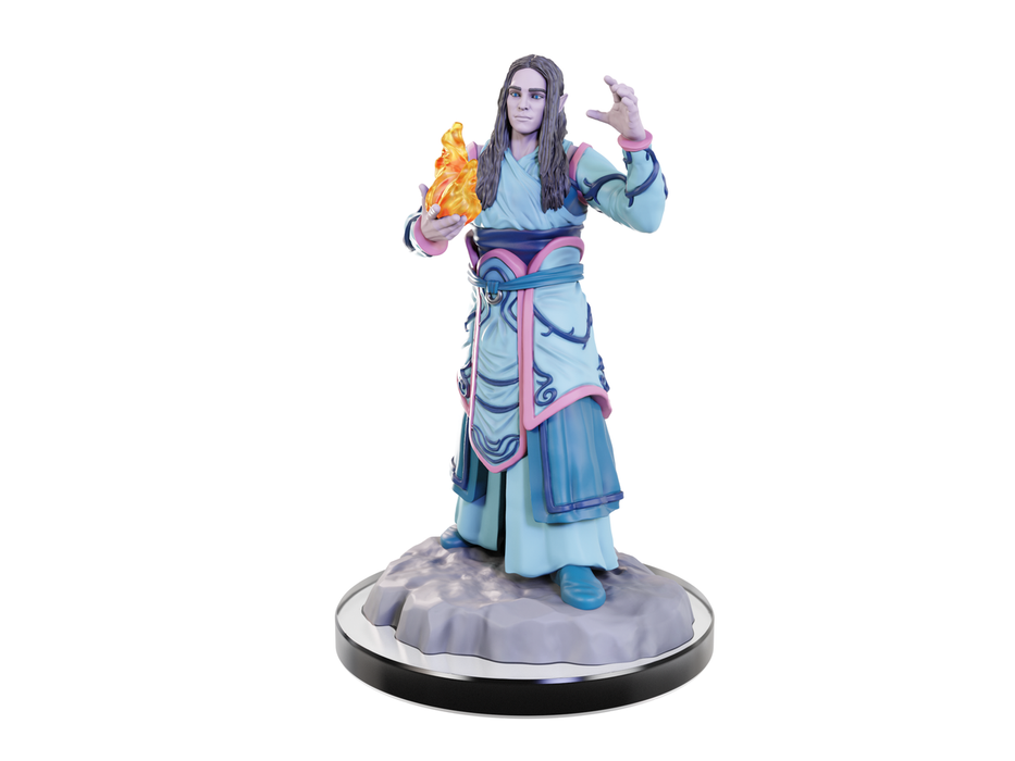 Role Playing Games Wizkids - Dungeons and Dragons - Unpainted Miniature - Nolzurs Marvellous Miniatures - Elf Wizards - 90672 - Cardboard Memories Inc.