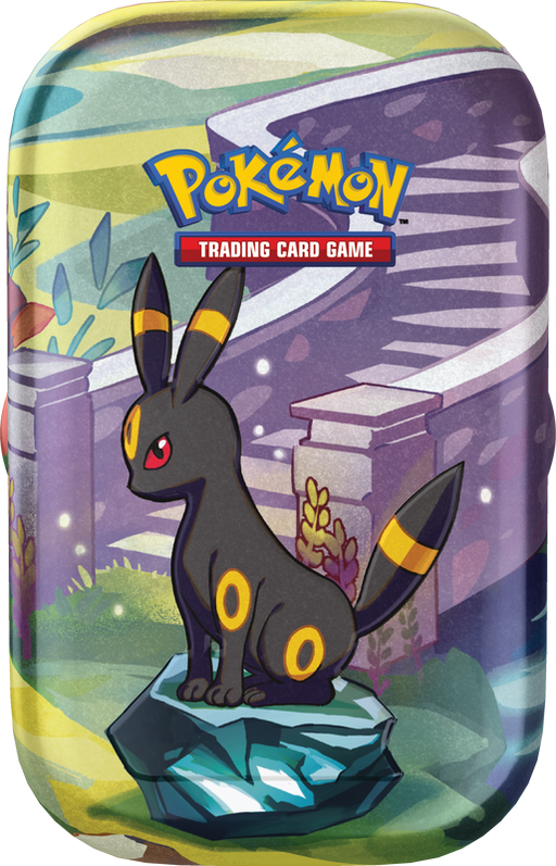 Trading Card Games Pokemon - Scarlet and Violet - Prismatic Evolutions - Mini Tins - Umbreon -IN STORE ONLY LIMIT ONE PER CUSTOMER - Cardboard Memories Inc.
