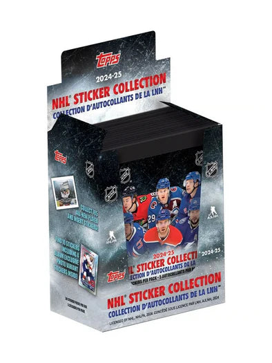Non Sports Cards Topps - 2024-25 - Hockey - NHL - Sticker Box - Cardboard Memories Inc.