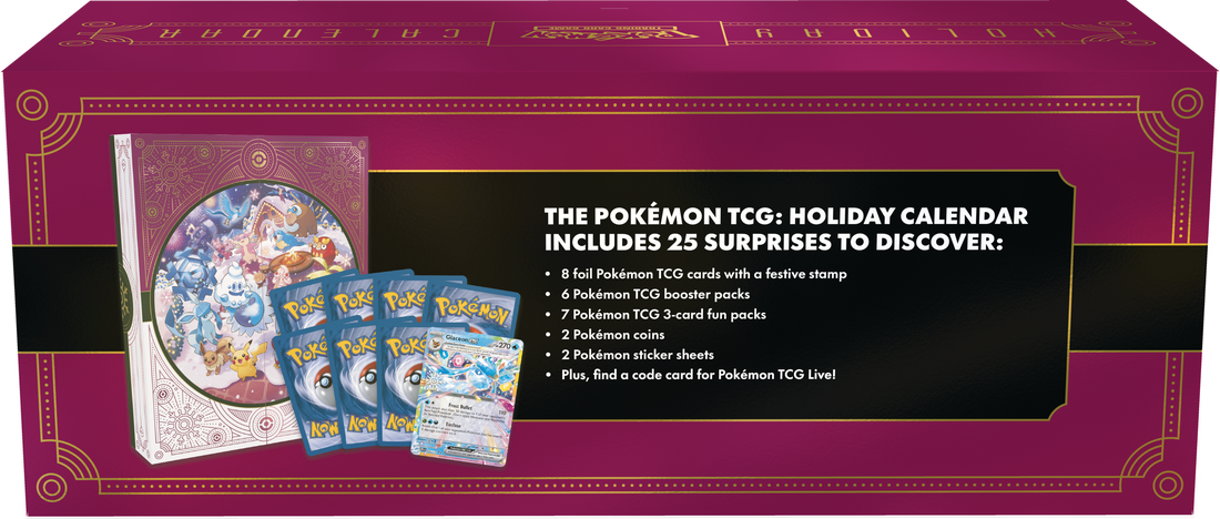 Trading Card Games Pokemon - 2025 - Holiday Calendar Box - Cardboard Memories Inc.