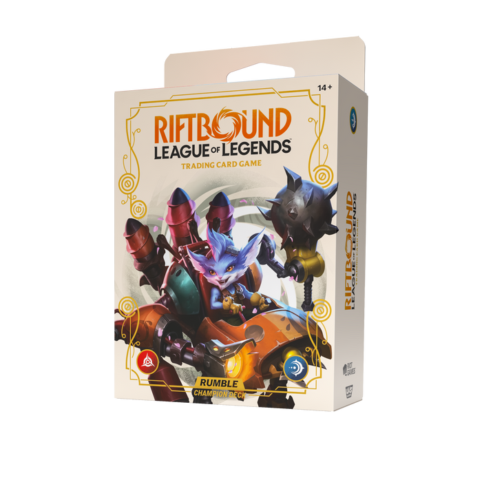 Riftbound - League of Legends Trading Card Game - Spiritforged - Champion Deck - Fury and Mind - Rumble - Pre-Order February 15th 2026 - Cardboard Memories Inc.