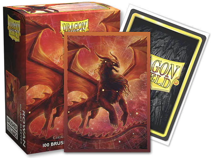 Supplies Arcane Tinmen - Dragon Shield Art Sleeves - Standard Size - Brushed Art - Constellations - Rowan - Package of 100 - Cardboard Memories Inc.