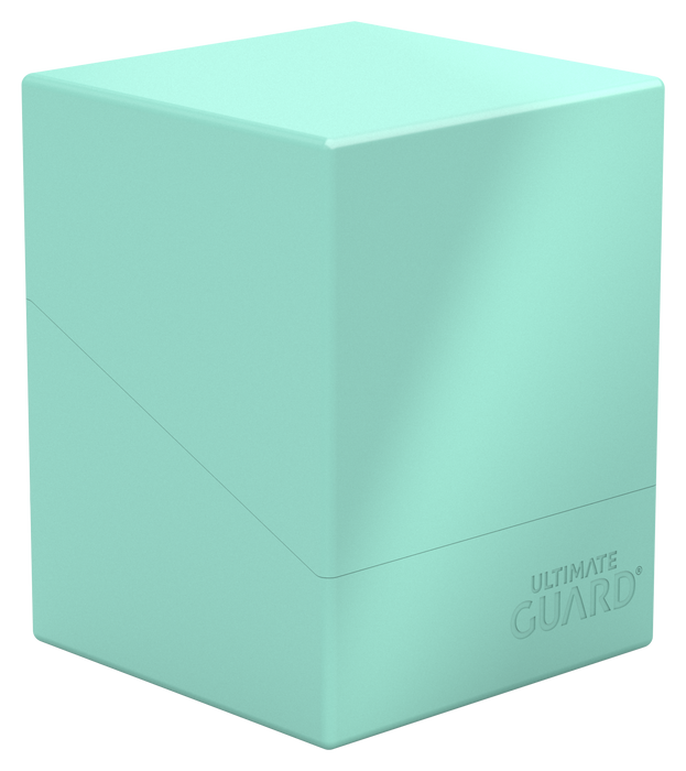Supplies Ultimate Guard - Boulder Deck Case - Pastel Solid - Mint Green - 100 - Cardboard Memories Inc.