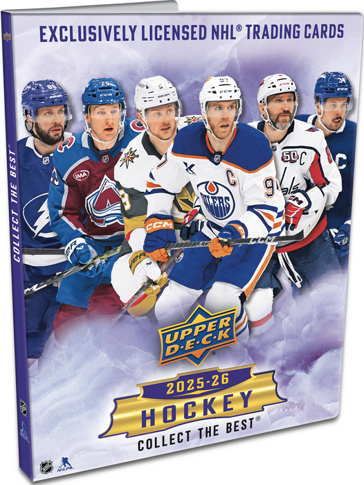 Sports Cards Upper Deck - 2025-26 - Hockey - Series 1 - Starter Kit - Cardboard Memories Inc.