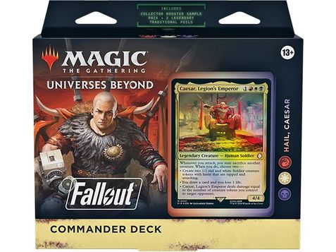 Trading Card Games Magic the Gathering - Fallout - Commander Deck - Hail Caesar - Cardboard Memories Inc.
