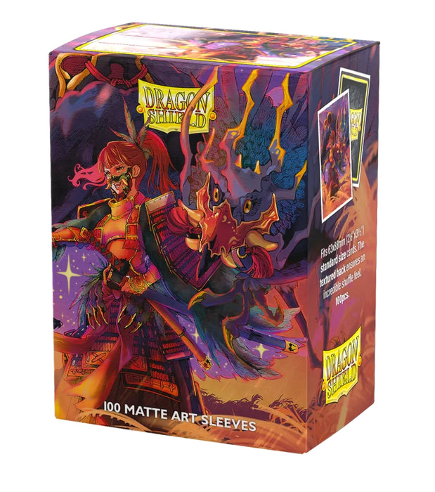 Supplies Arcane Tinmen - Dragon Shield Art Sleeves - Standard Size - Matte - The Fallen - Package of 100 - Cardboard Memories Inc.