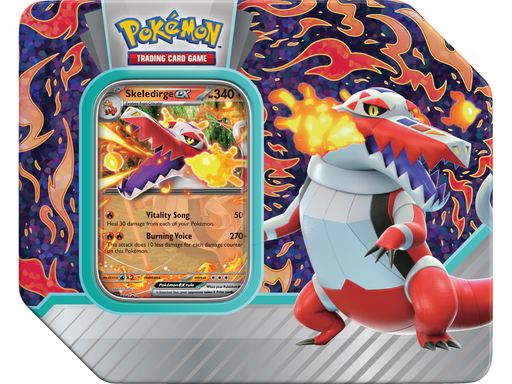 Trading Card Games Pokemon - Paldea Partner Tin - Skeledirge EX - Cardboard Memories Inc.