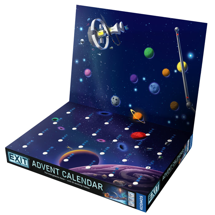 Board Games Thames and Kosmos - EXIT - The Intergalactic Race - Advent Calendar - Cardboard Memories Inc.