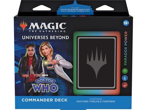 Trading Card Games Magic the Gathering - Dr Who - Commander Deck - Paradox Power - Cardboard Memories Inc.