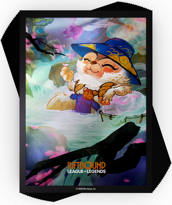 Riftbound - League of Legends - Spiritforged - Art Sleeves - Spirit Blossom Teemo - 100 Count - Cardboard Memories Inc.