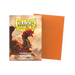 Supplies Arcane Tinmen - Dragon Shield Sleeves - Japanese Size - Matte - Amber - Package of 60 - Cardboard Memories Inc.