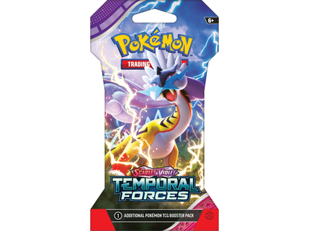 Trading Card Games Pokemon - Scarlet and Violet - Temporal Forces - Blister Pack - Cardboard Memories Inc.