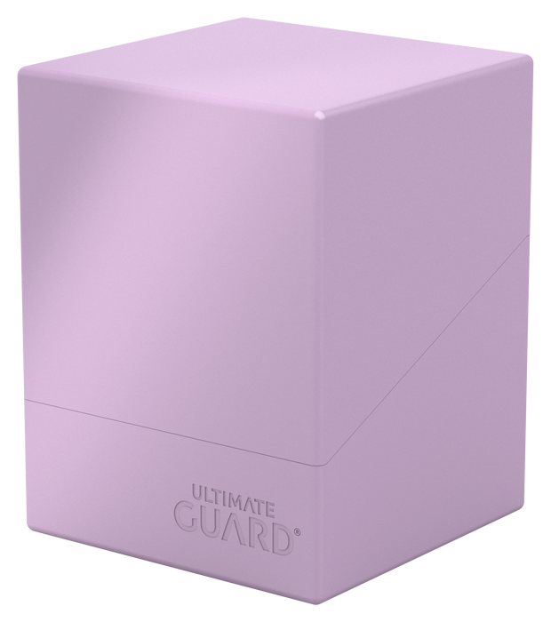 Supplies Ultimate Guard - Boulder Deck Case - Pastel Solid - Lavender Purple - 100 - Cardboard Memories Inc.