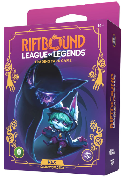 Riftbound - League of Legends Trading Card Game - Unleashed - Champion Deck - Calm and Chaos - Vex - Pre-Order May 8th, 2026 - Cardboard Memories Inc.