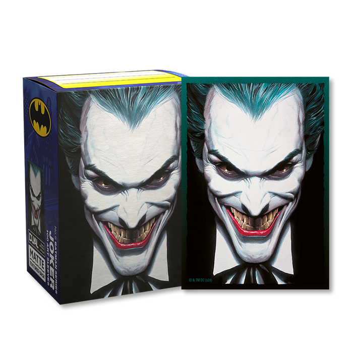 Supplies Arcane Tinmen - Dragon Shield Dual Art Sleeves - Standard Size - Matte - DC Batman 85th Anniversary Edition - Joker - Package of 100 - Cardboard Memories Inc.
