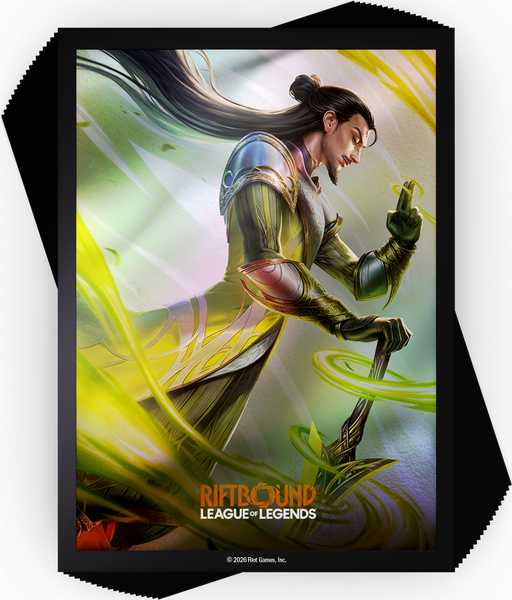 Riftbound - League of Legends - Unleashed - Art Sleeves - Master Yi - 100 Count - Pre-Order May 8th, 2026 - Cardboard Memories Inc.