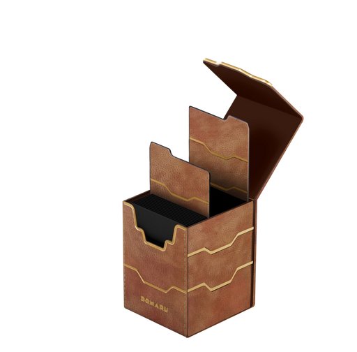 Supplies Gatherers Tavern - Army Vertex - Domaru Deck Box - Chestnut - 100+ - Cardboard Memories Inc.