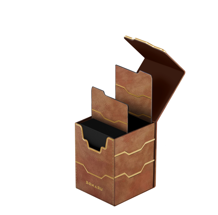 Supplies Gatherers Tavern - Army Vertex - Domaru Deck Box - Chestnut - 100+ - Cardboard Memories Inc.