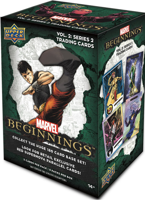 Non Sports Cards Upper Deck - 2024 - Marvel - Beginning Volume 2 - Blaster Box - Pre-Order May 15th 2024 - Cardboard Memories Inc.
