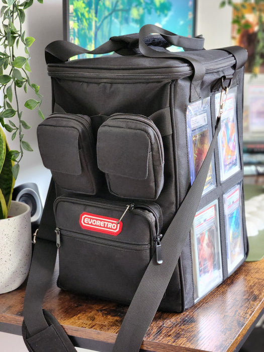 Comic Supplies Evoretro - Premium Card Slab Binder Bag with Window - Cardboard Memories Inc.