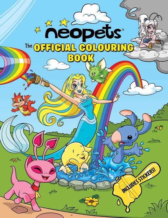 Comic Books, Hardcovers & Trade Paperbacks Neopets - Official Colouring Book - CANADIAN ORDERS ONLY PLEASE - Cardboard Memories Inc.