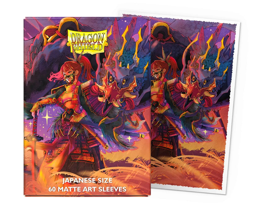Supplies Arcane Tinmen - Dragon Shield Art Sleeves - Japanese Size - Matte - The Fallen - Package of 60 - Cardboard Memories Inc.