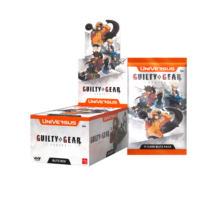 Trading Card Game UVS Games - Guilty Gear - Strive - Blitz Booster Box - Pre-Order December 5th 2025 - Cardboard Memories Inc.
