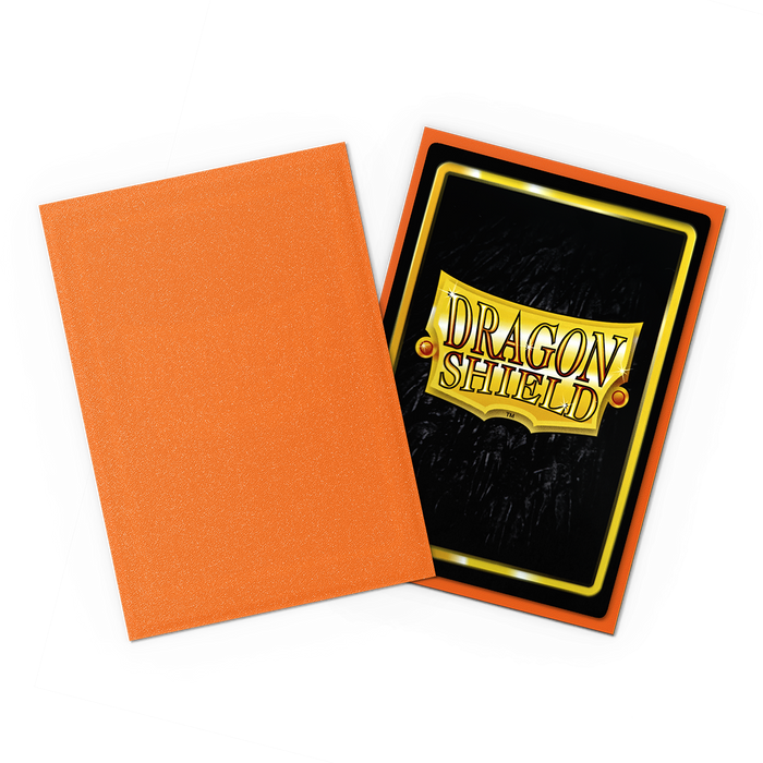 Supplies Arcane Tinmen - Dragon Shield Sleeves - Japanese Size - Matte - Amber - Package of 60 - Cardboard Memories Inc.