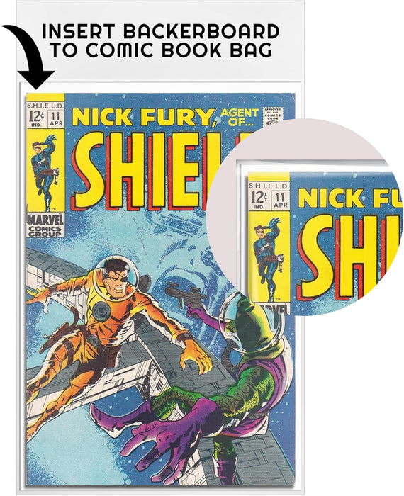 Comic Supplies Evoretro - Comic Series - Silver Age Comic Bags - Cardboard Memories Inc.