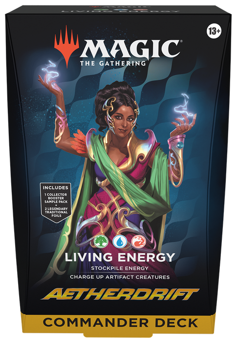 Trading Card Games Magic the Gathering - Aetherdrift - Commander Deck - Living Energy - Cardboard Memories Inc.
