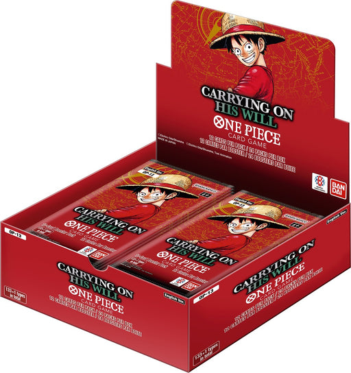 collectible card game Bandai - One Piece Card Game - OP-13 - Carrying on his Will - Booster Box - Cardboard Memories Inc.