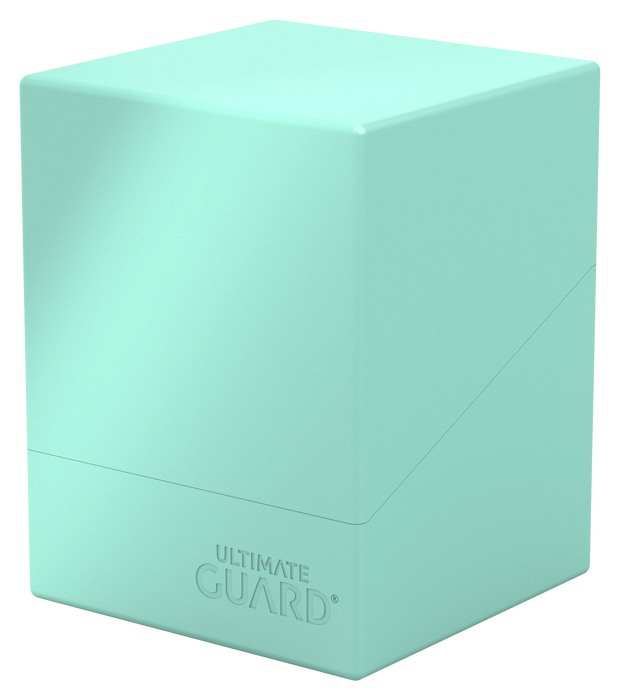 Supplies Ultimate Guard - Boulder Deck Case - Pastel Solid - Mint Green - 100 - Cardboard Memories Inc.