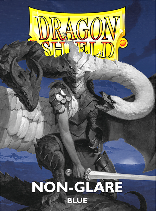 Supplies Arcane Tinmen - Dragon Shield Non-Glare Sleeves - Standard Size - Matte - Blue - Package of 100 - Cardboard Memories Inc.