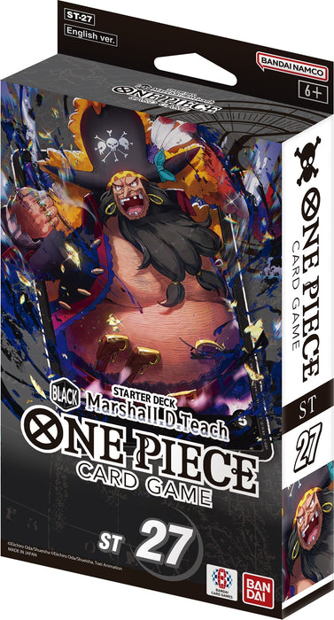 collectible card game Bandai - One Piece Card Game - ST27 - Marshall D Teach - Starter Deck - Cardboard Memories Inc.
