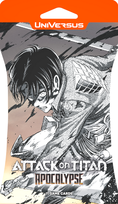 Trading Card Game UVS Games - Attack on Titan - Apocalypse - Hanging Booster Pack - Cardboard Memories Inc.