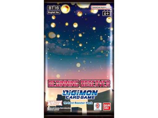collectible card game Bandai - Digimon - Beginning Observer - Trading Card Booster Box - Pre-Order May 24th 2024 - Cardboard Memories Inc.