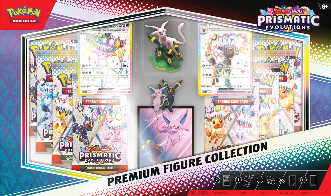 Trading Card Games Pokemon - Scarlet and Violet - Prismatic Evolutions - Premium Figure Collection - Cardboard Memories Inc.