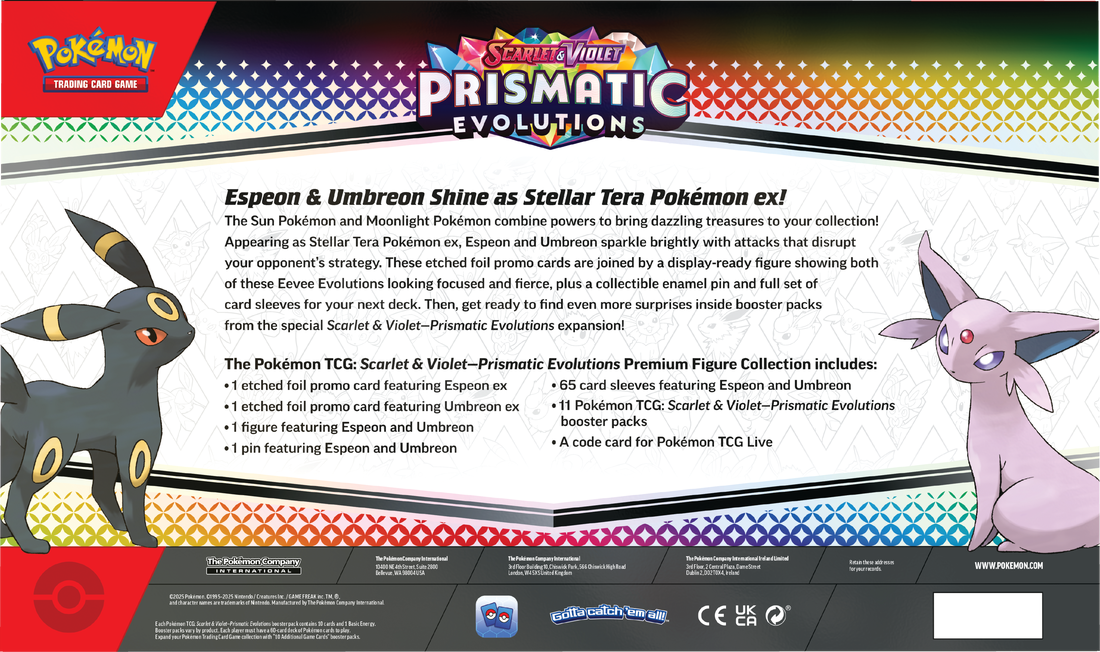 Trading Card Games Pokemon - Scarlet and Violet - Prismatic Evolutions - Premium Figure Collection - Cardboard Memories Inc.